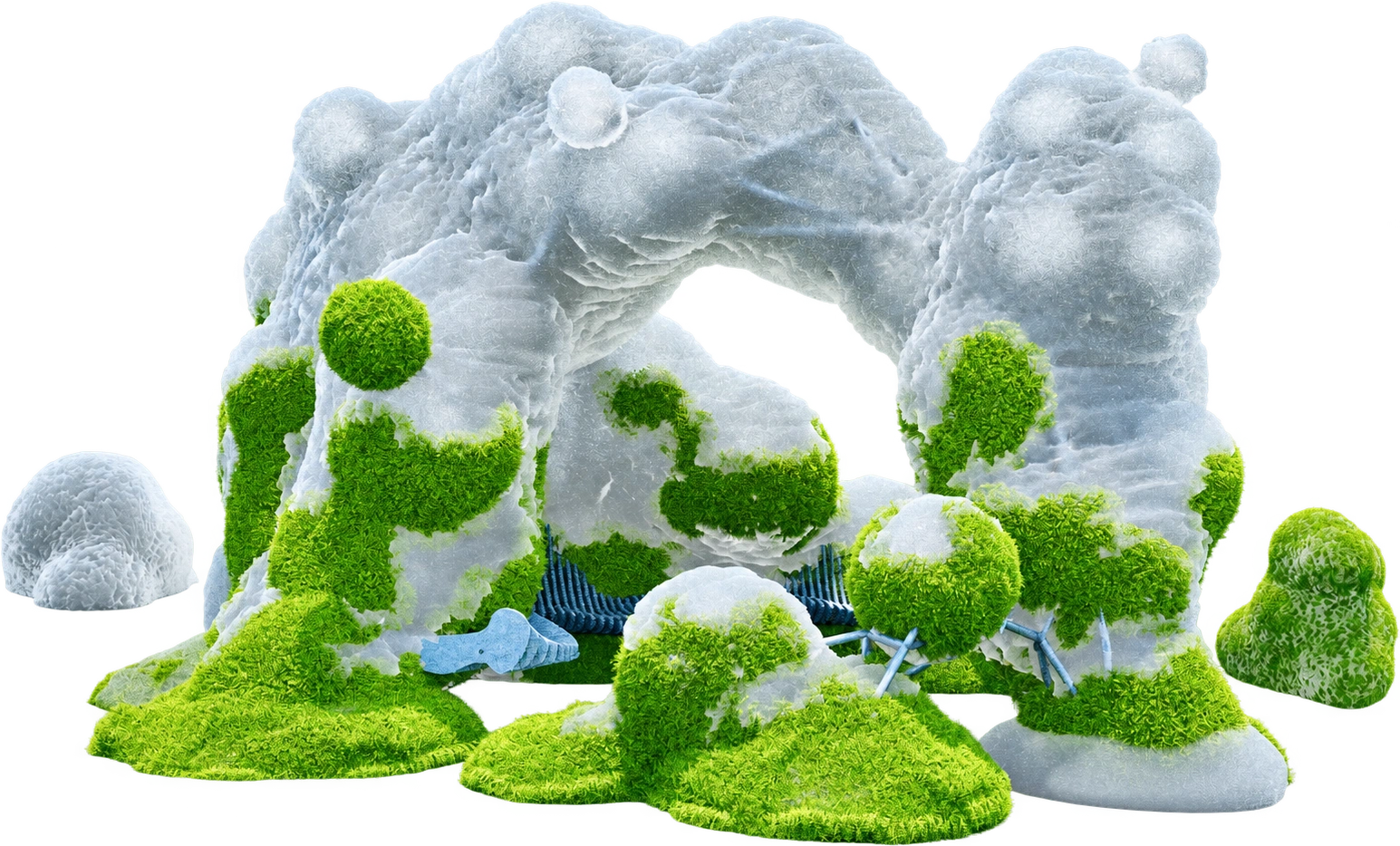 Porous structure and surface study