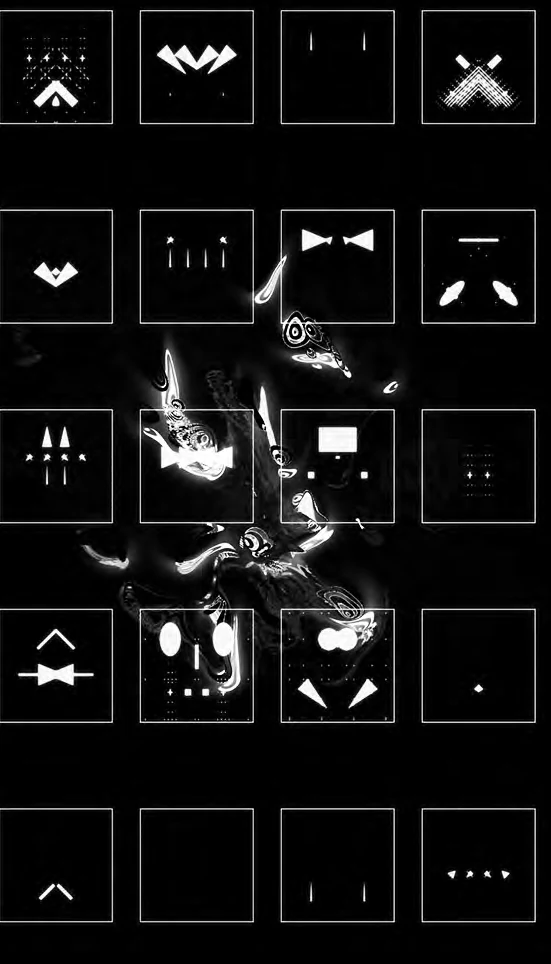 A vocabulary of generated symbols